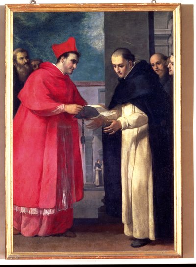 A Cardinal Gives a Bull to a Dominican Saint by Donato Mascagni